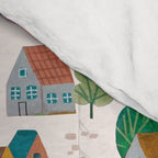 Cozy Village House Pattern Comforter Gallery Image 4