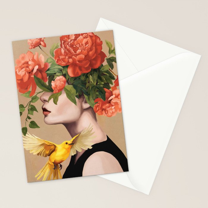 Blooming Essence Stationery Card Gallery Image 2