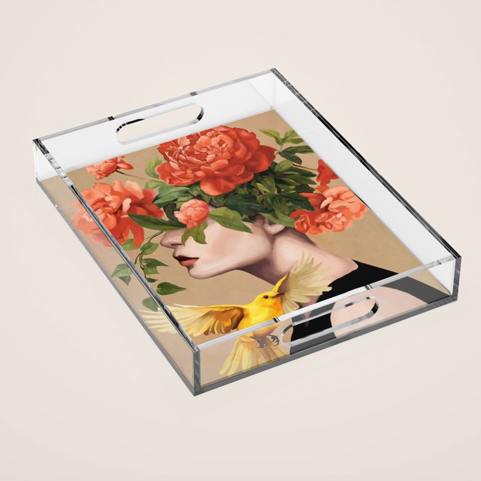 Blooming Essence Acrylic Tray Gallery Image 1
