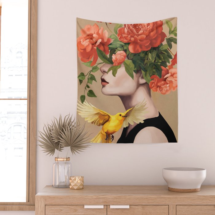 Blooming Essence Wall Tapestry Gallery Image 2