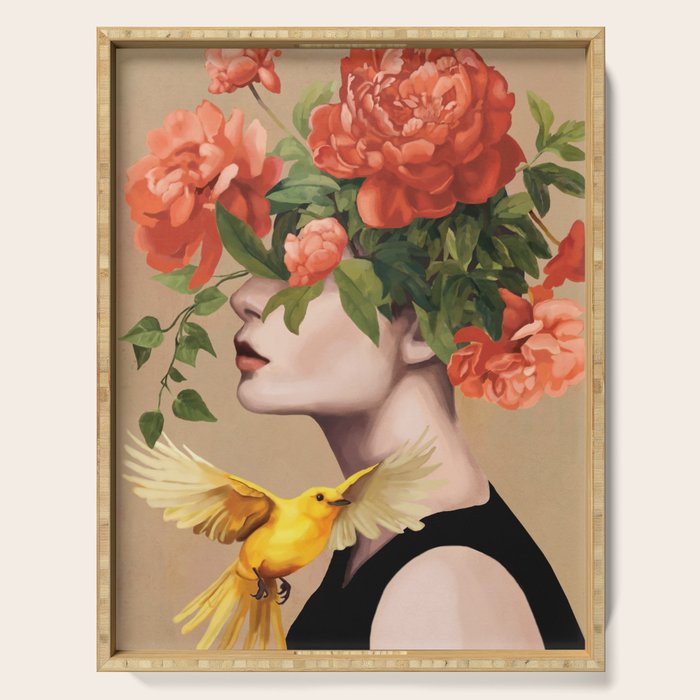 Blooming Essence Serving Tray Gallery Image 1