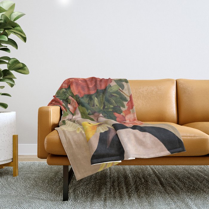 Blooming Essence Throw Blanket Gallery Image 1