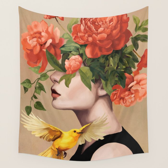 Blooming Essence Wall Tapestry Gallery Image 4