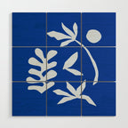 Chathams Blue Collage: Paper Cutouts Matisse Edition  Wood Wall Art Gallery Image 1