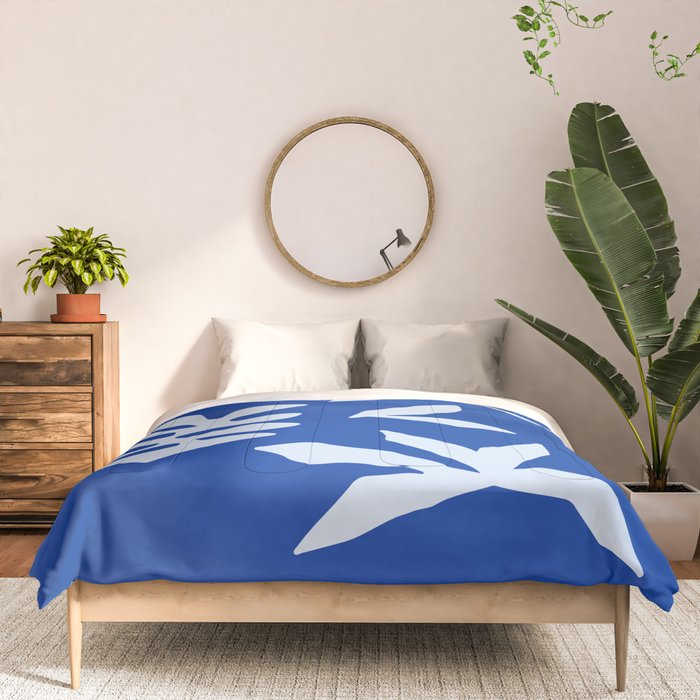 Chathams Blue Collage: Paper Cutouts Matisse Edition  Comforter Gallery Image 3