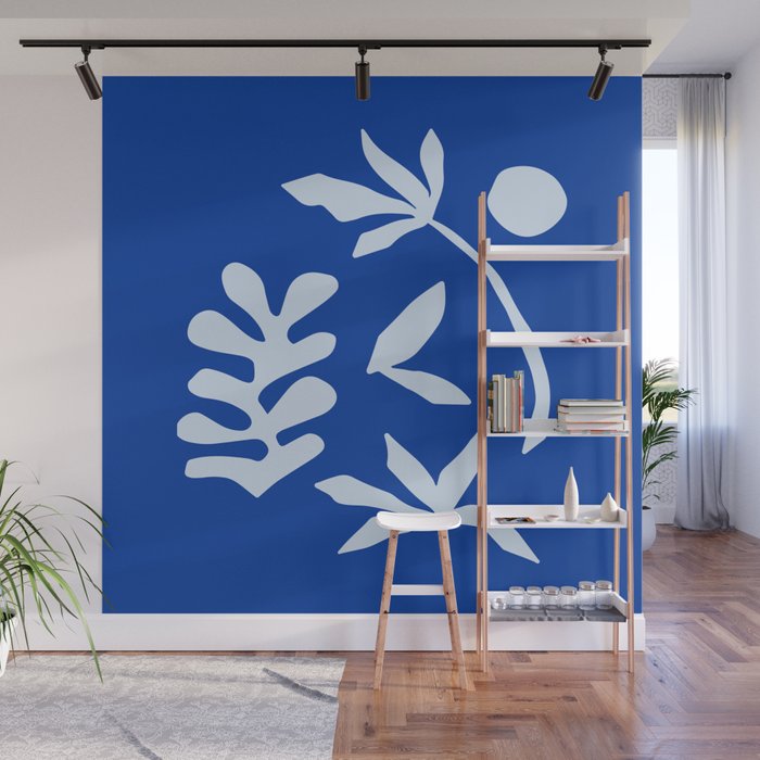Chathams Blue Collage: Paper Cutouts Matisse Edition  Wall Mural Gallery Image 1