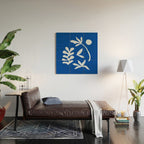 Chathams Blue Collage: Paper Cutouts Matisse Edition  Wood Wall Art Gallery Image 2
