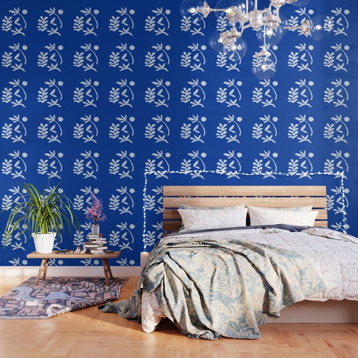 Chathams Blue Collage: Paper Cutouts Matisse Edition  Wallpaper Gallery Image 3