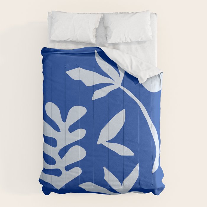 Chathams Blue Collage: Paper Cutouts Matisse Edition  Comforter Gallery Image 6