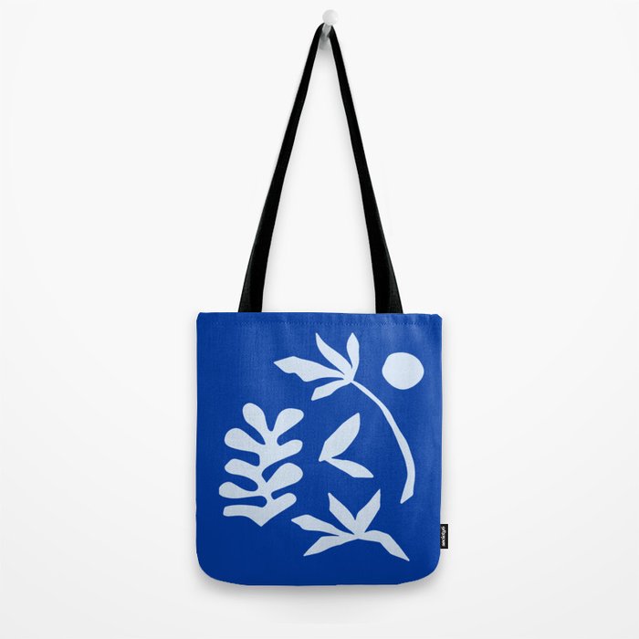 Chathams Blue Collage: Paper Cutouts Matisse Edition  Tote Bag Gallery Image 2