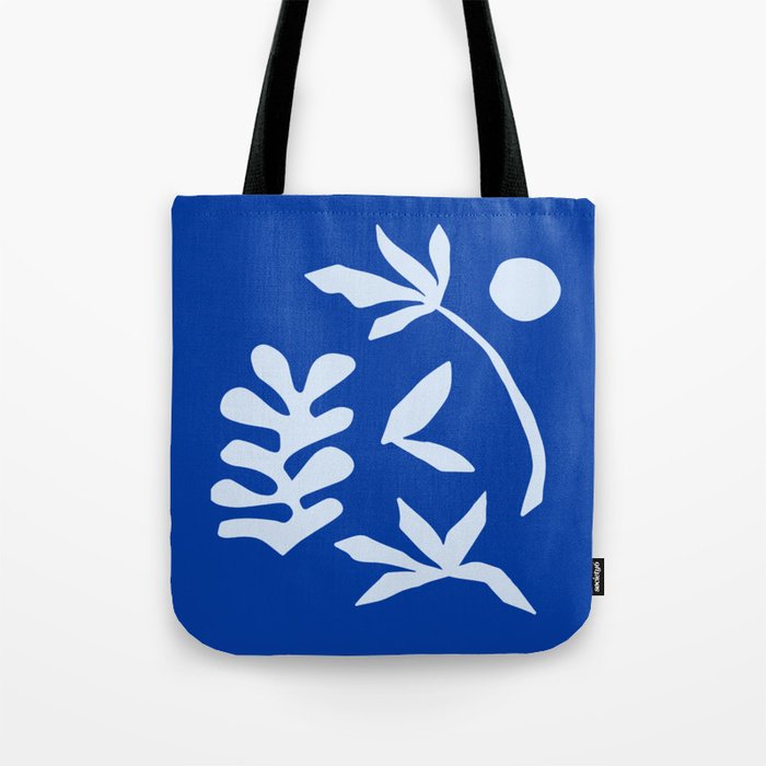 Chathams Blue Collage: Paper Cutouts Matisse Edition  Tote Bag Gallery Image 1