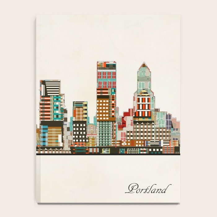 portland oregon skyline Notebook Gallery Image 4