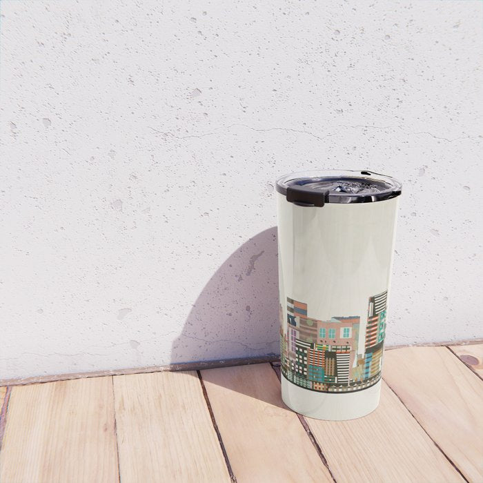 portland oregon skyline Travel Mug Gallery Image 4