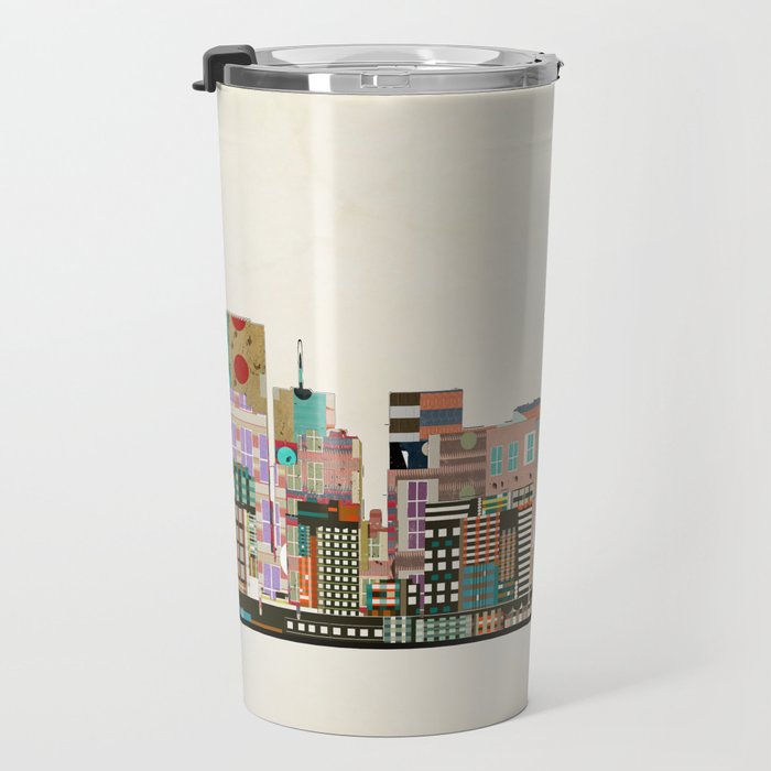 portland oregon skyline Travel Mug Gallery Image 3