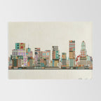 portland oregon skyline Rug Gallery Image 2