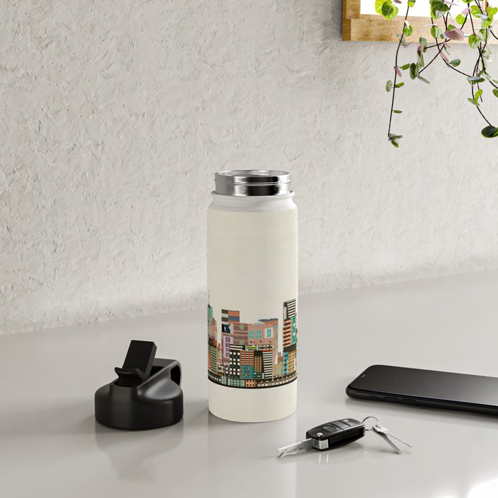 portland oregon skyline Water Bottle Gallery Image 5