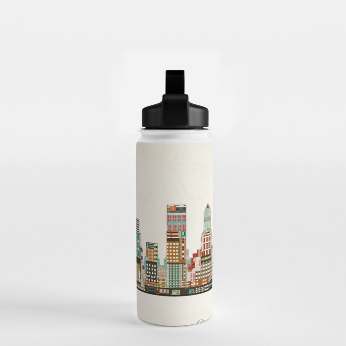 portland oregon skyline Water Bottle Gallery Image 2