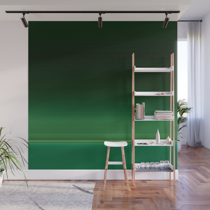 Ombre Forest Green  Wall Mural Gallery Image 1