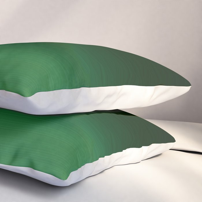 Ombre Forest Green  Pillow Sham Gallery Image 3