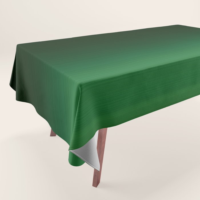 Ombre Forest Green  Tablecloth Gallery Image 1