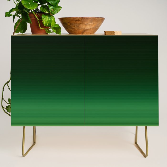 Ombre Forest Green  Credenza Gallery Image 1