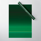 Ombre Forest Green  Wrapping Paper Gallery Image 1