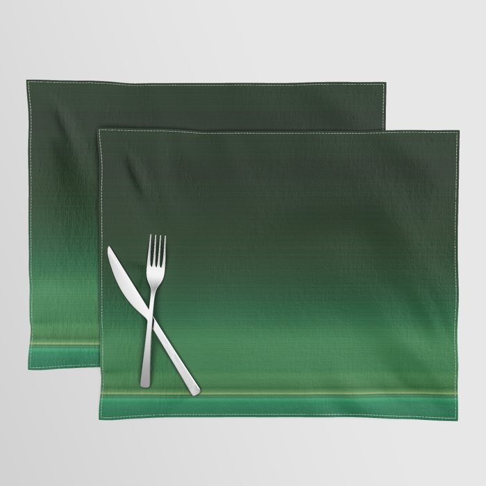 Ombre Forest Green  Placemat Gallery Image 1