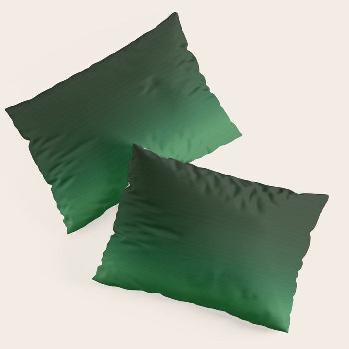 Ombre Forest Green  Pillow Sham Gallery Image 3
