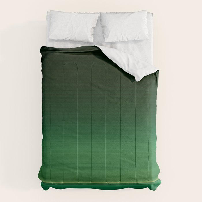 Ombre Forest Green  Comforter Gallery Image 1