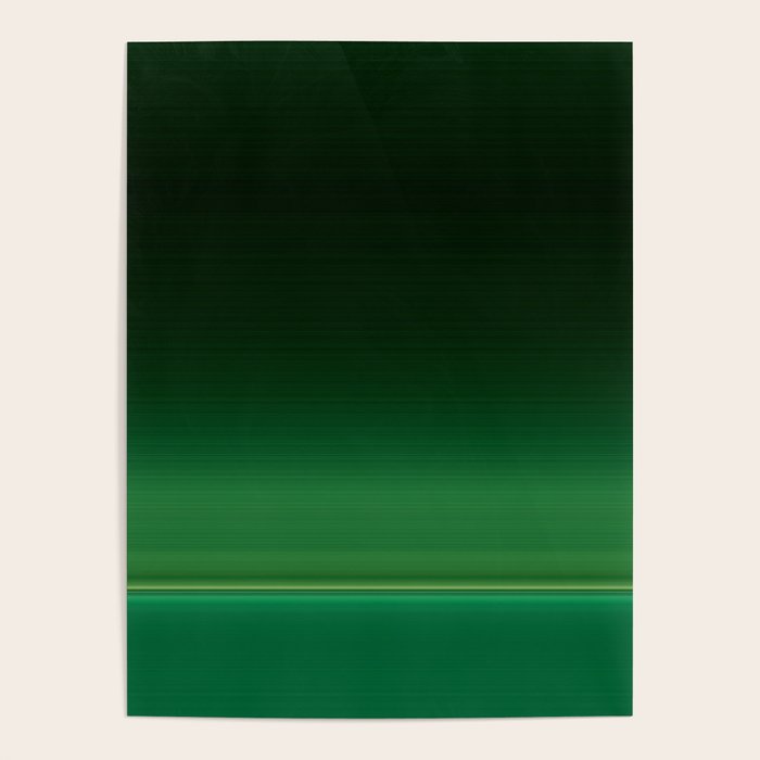 Ombre Forest Green  Poster Gallery Image 4