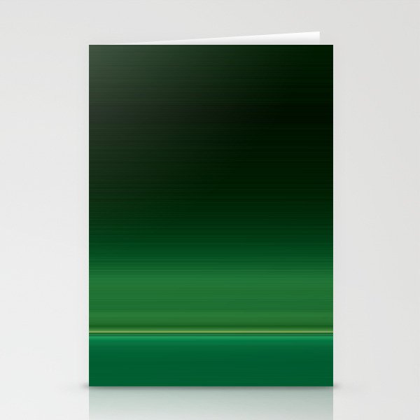 Ombre Forest Green  Stationery Card Gallery Image 1