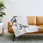 Life is tough my darling but so are you Throw Blanket Gallery Image 1
