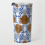 Horseshoe Crab Pattern Travel Mug Gallery Image 3