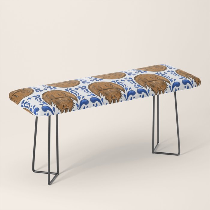 Horseshoe Crab Pattern Bench Gallery Image 1