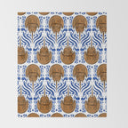 Horseshoe Crab Pattern Throw Blanket Gallery Image 2