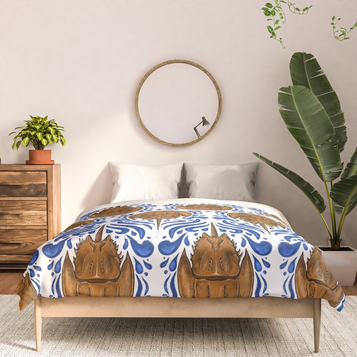 Horseshoe Crab Pattern Comforter Gallery Image 3