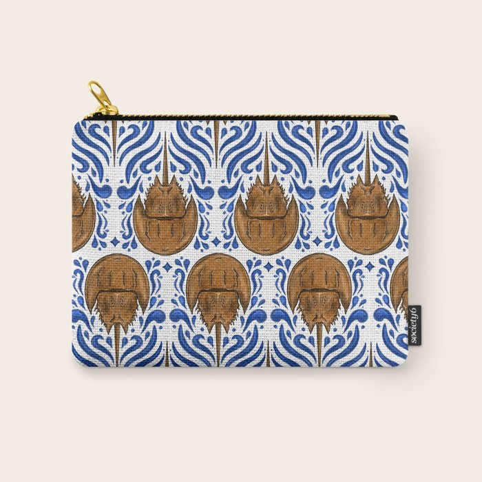 Horseshoe Crab Pattern Carry All Pouch Gallery Image 1