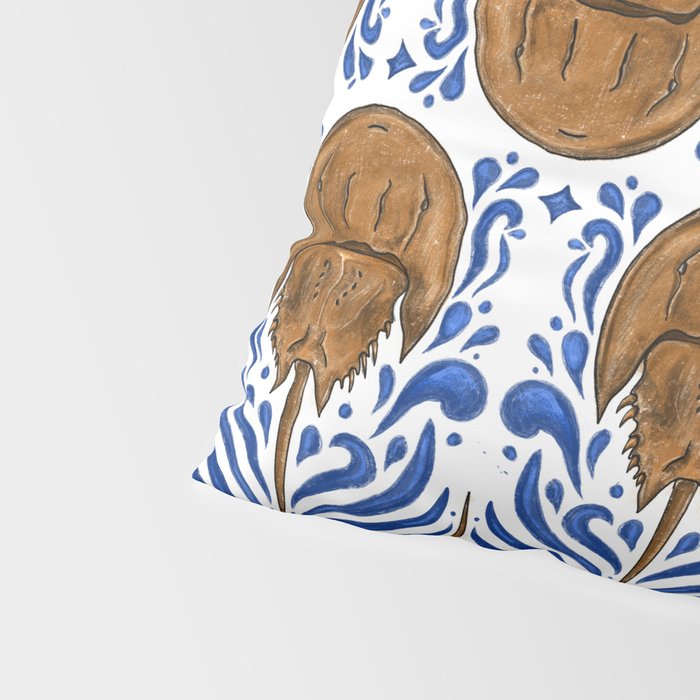 Horseshoe Crab Pattern Pillow Sham Gallery Image 4