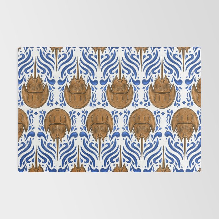 Horseshoe Crab Pattern Rug Gallery Image 2
