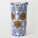 Horseshoe Crab Pattern Travel Mug Gallery Image 2