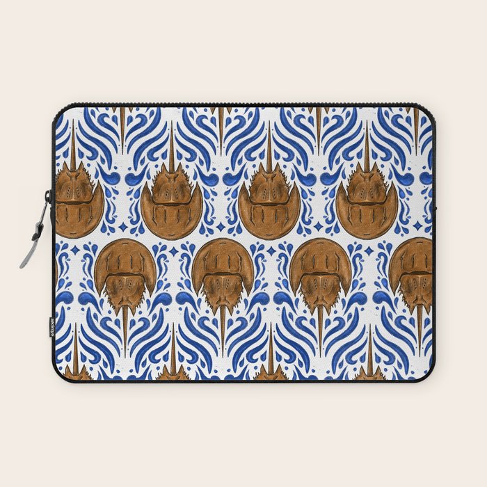 Horseshoe Crab Pattern Laptop Sleeve Gallery Image 1