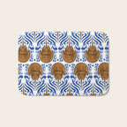 Horseshoe Crab Pattern Bath Mat Gallery Image 1