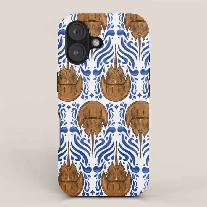 Horseshoe Crab Pattern iPhone Case Gallery Image 1