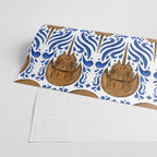 Horseshoe Crab Pattern Wrapping Paper Gallery Image 2
