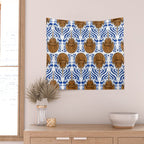 Horseshoe Crab Pattern Wall Tapestry Gallery Image 2