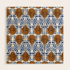 Horseshoe Crab Pattern Wood Wall Art Gallery Image 1