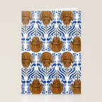 Horseshoe Crab Pattern Stationery Card Gallery Image 2