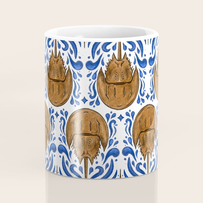 Horseshoe Crab Pattern Coffee Mug Gallery Image 4