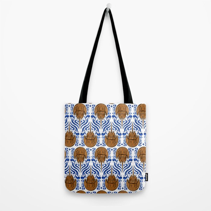 Horseshoe Crab Pattern Tote Bag Gallery Image 2