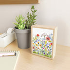 Colorful Midsummer Scandinavian Wildflowers Meadow  Mini Art Print Gallery Image 2